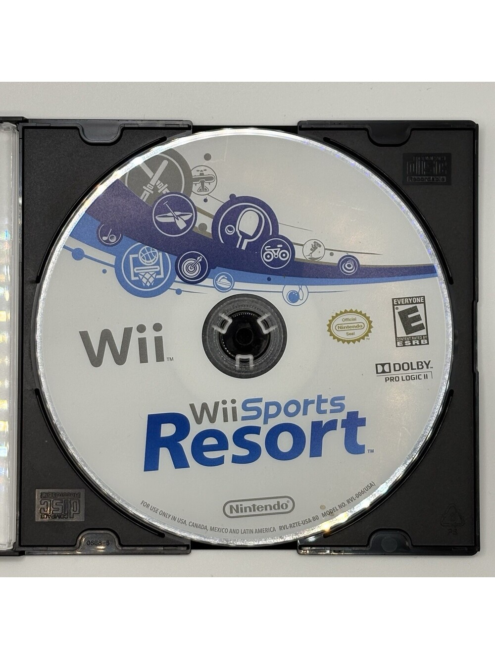 Wii Sports Resort (Number Wii, 2009) Disc Only Tested Working